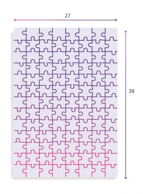 Clementoni puzzle 104 darabos stitch minta