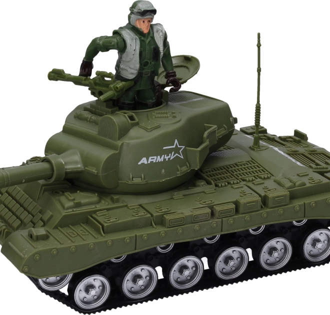 Tank katona figurával 26 cm