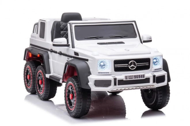 Elektromos Mercedes-Benz G63 6x6 Gyermek Autó Fehér