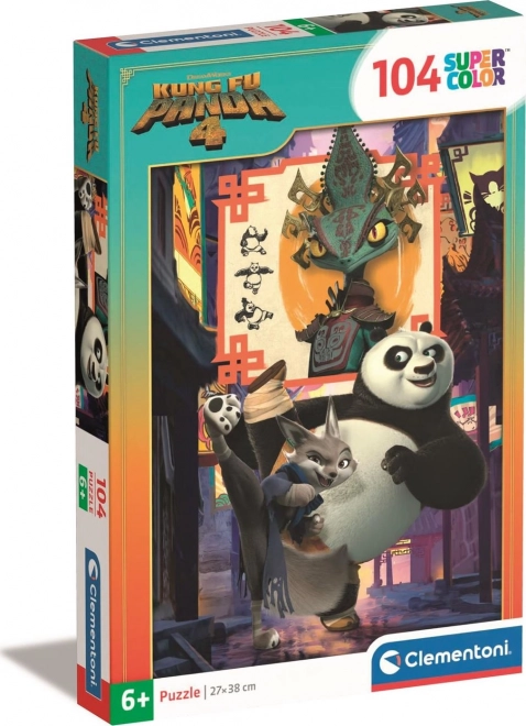 Kung Fu Panda SuperColor gyerek puzzle - 104 darabos