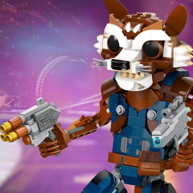 Lego marvel rakéta és kicsi groot építőkészlet