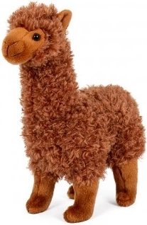 30 cm Barna Plüss Lama Alpaka