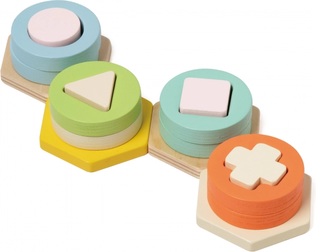 Montessori torony formák és színek osztályozására CLASSIC WORLD