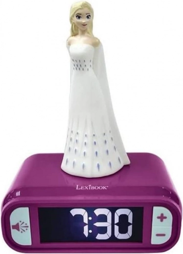 Díszítő ébresztőóra LED éjszakai fénnyel