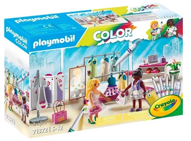 Playmobil color ruhák butikja