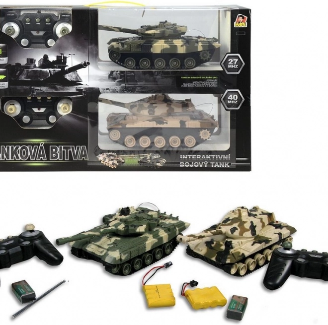 MaDe 2 db távirányítós tank vezető lánctalpakkal