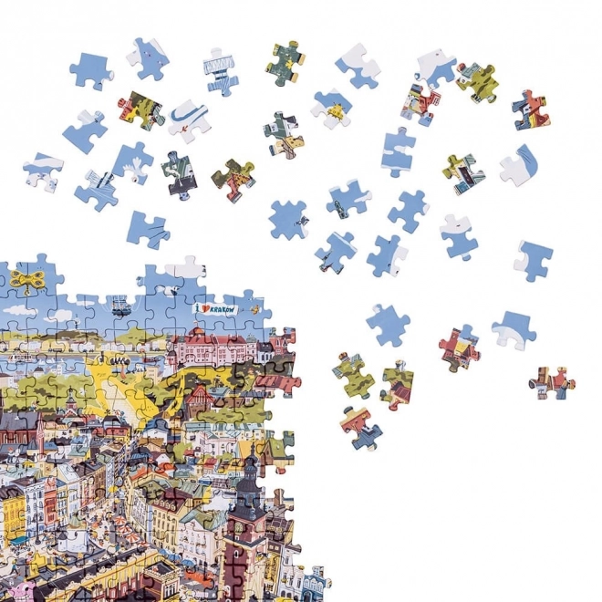 Puzzlove krakkói város puzzle 500 darabos