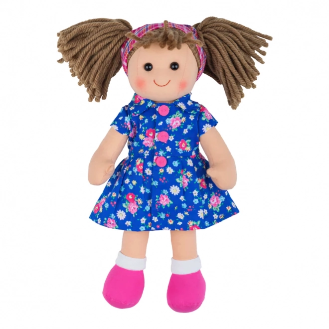 Bigjigs Toys lány baba Hollie 28 cm