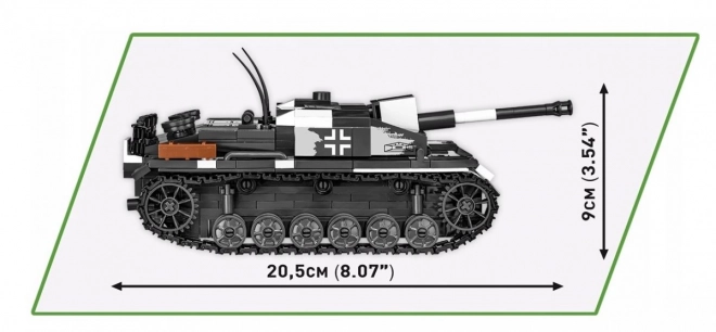 Stug III és Flammpanzer építőjáték készlet