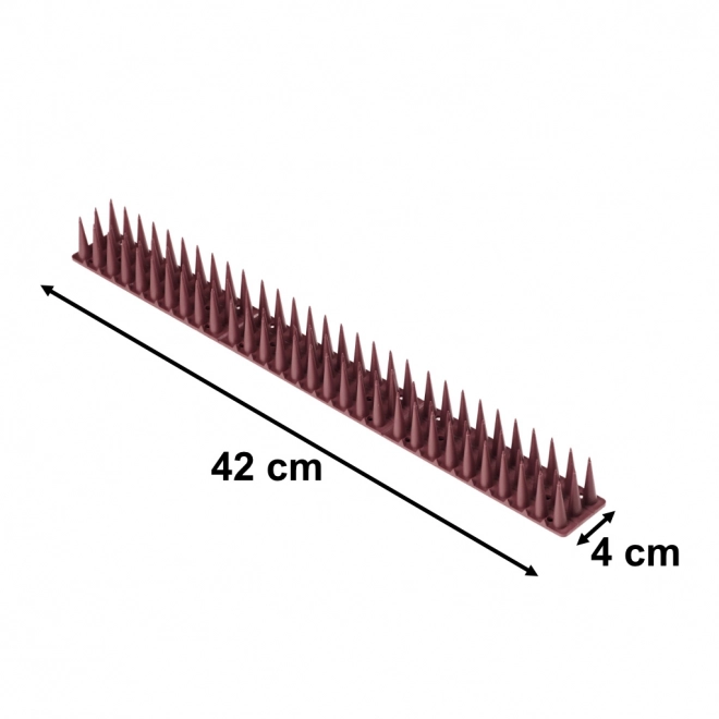 Visszatartó tüskék galambok ellen barna 8 db 43 cm