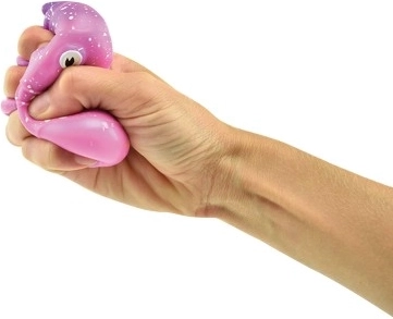 Rugalmas antistressz gyurmagyurma, 7 cm, különböző színekben