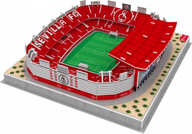 Világító 3D puzzle Ramón Sánchez-Pizjuán stadion - FC Sevilla