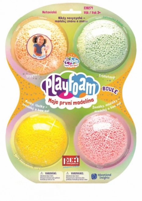 PlayFoam® Gyöngyös gyurma 4 színben