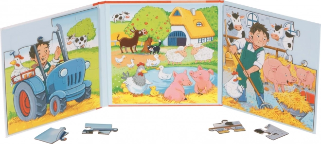 Mágneses könyv puzzle Lovaglás