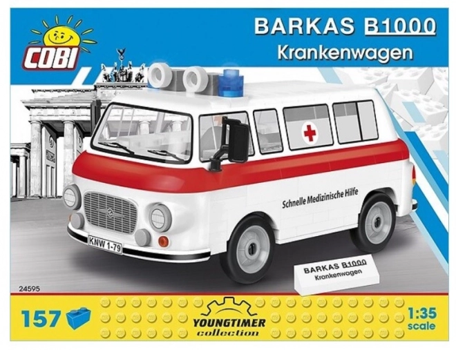 Cobi Barkas B1000 SMH3 mentőautó építőjáték