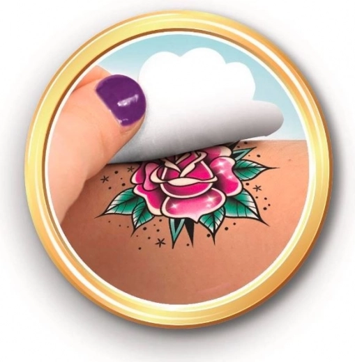 Tetováló transzferek élénk színekkel