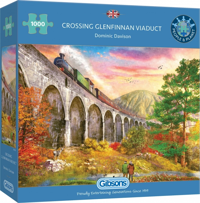 Glenfinnan-viadukt puzzle 1000 darabos