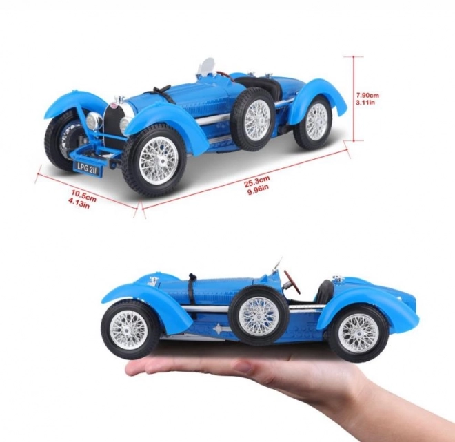 Bburago Bugatti Type 59 kék modell 1:18 méretarányban