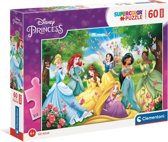 Puzzle 60 Maxi Darab - Disney Hercegnők