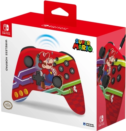 Vezeték nélküli Nintendo Switch kontroller – Super Mario HORIPAD