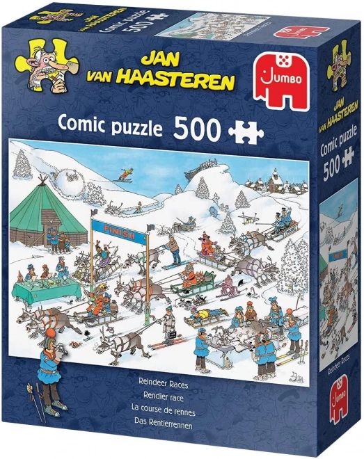 Jumbo verseny a rénszarvasokkal puzzle 500 darabos