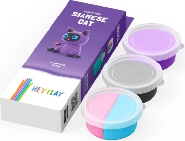 Hey Clay gyurma figura Sziámi macska