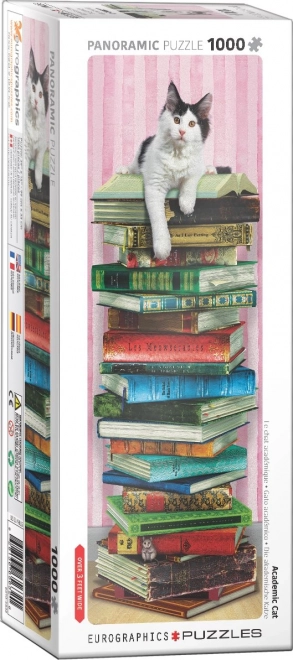 Akadémiai macska vertikális puzzle 1000 darabos - EUROGRAPHICS