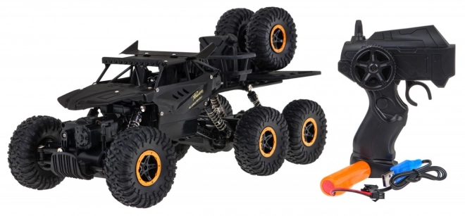 Zöld RC Rock Crawler gyerekeknek 6+ 1:10 terepjáró, 6x6 hajtás