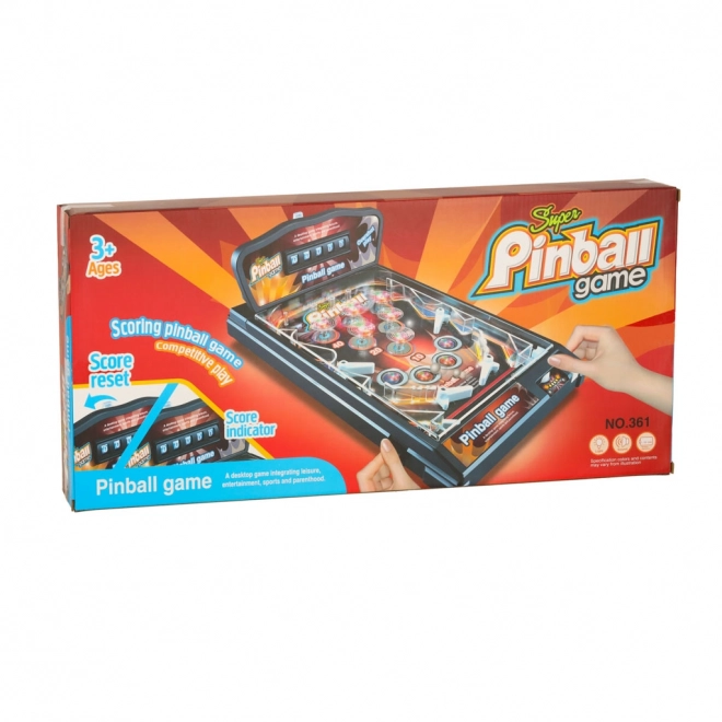 Pinball Flipper Fekete Játék Csodálatos Fényekkel és Hangokkal