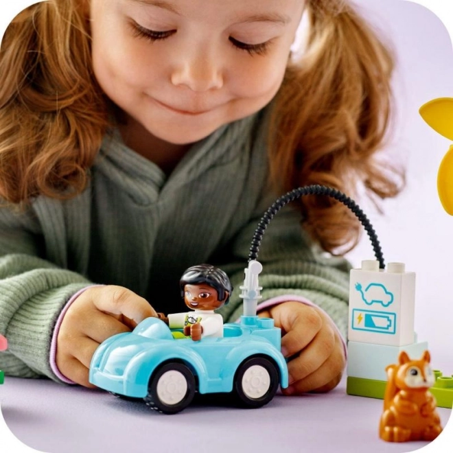 Duplo szélerőmű és elektromos autó