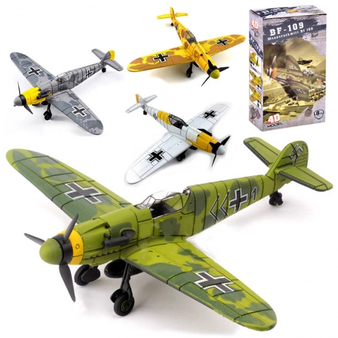 Plasztik BF-109 repülőmodell összerakáshoz 1:48 méretarány