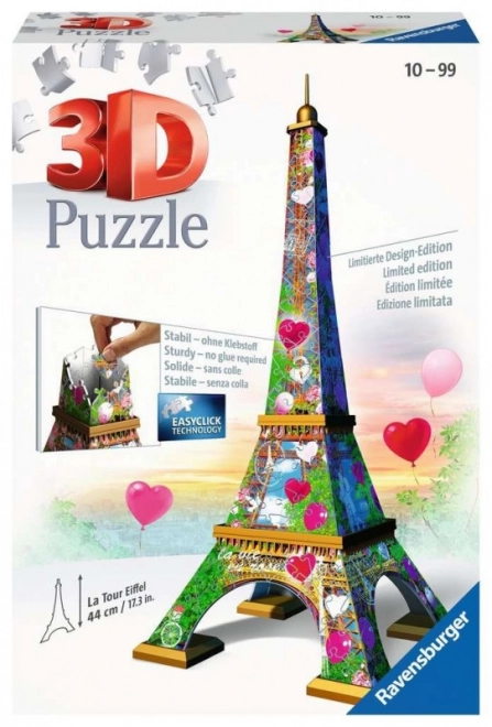 3D puzzle 216 darabos Eiffel-torony Love Edition