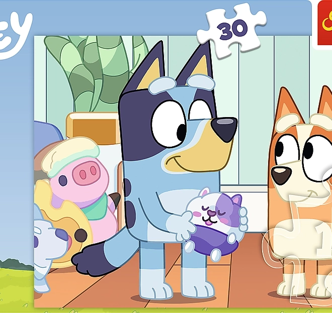 Puzzle Trefl Bluey motívummal, 30 darab