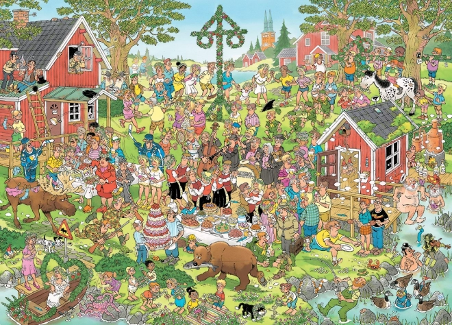 Jumbo Jan Van Haasteren Svatojánské Ünnep Puzzle 1000 Darabos