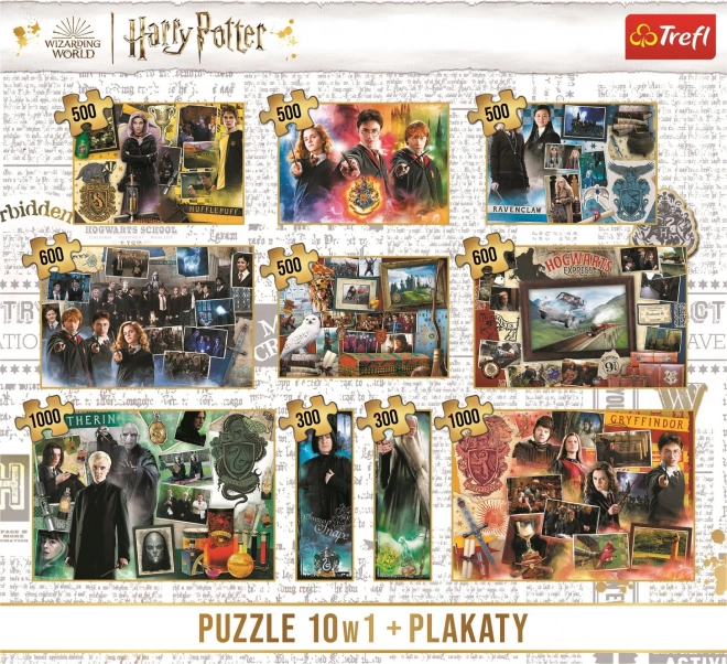 Harry Potter puzzle szett 10 az 1-ben