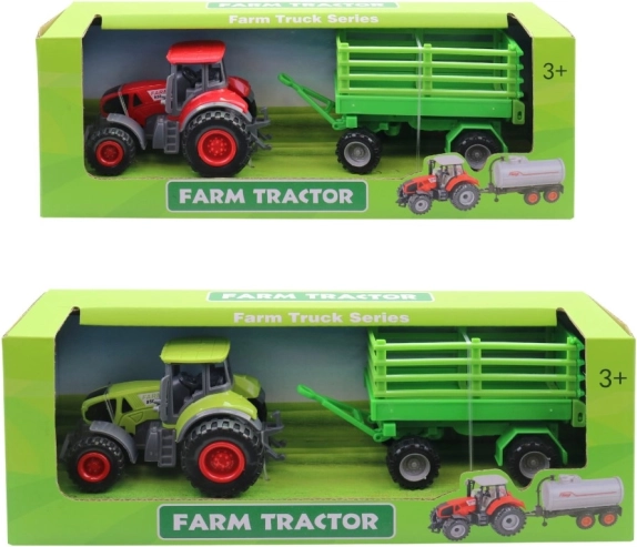 Traktor utánfutóval gyerekeknek
