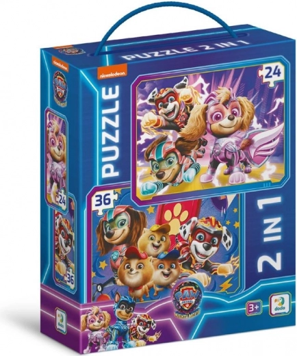 Gyerek puzzle Mancs őrjárat Mancsmentők 2 az 1-ben