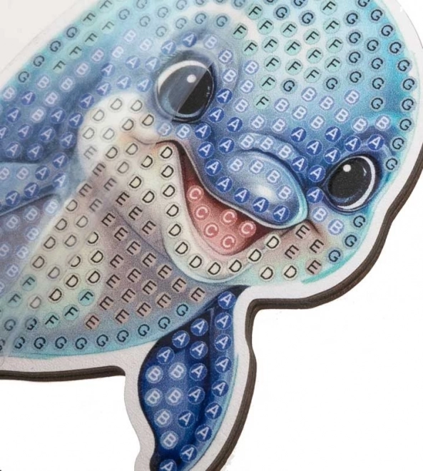 Gyémántfestés CRYSTAL ART: Óceán - Delfin