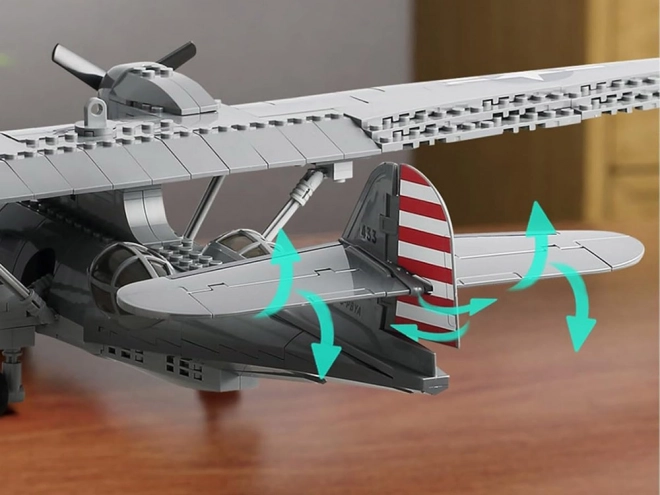 Technic játékkockák PBY-5A Catalina harci repülőgép