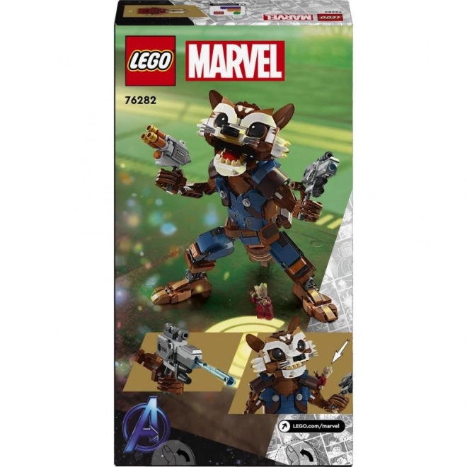 Lego marvel rakéta és kicsi groot építőkészlet