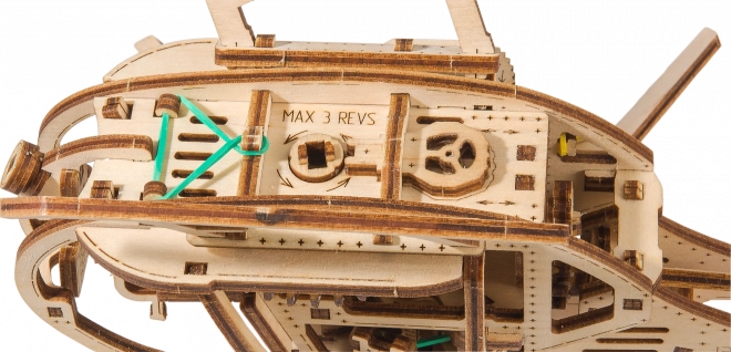 wooden city helikopter 3D puzzle