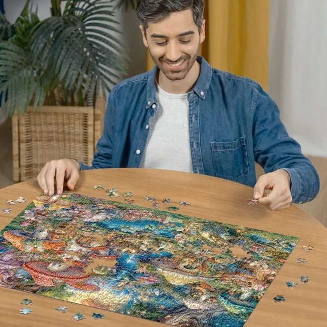 Ravensburger Puzzle Gombafalu 1000 Darab