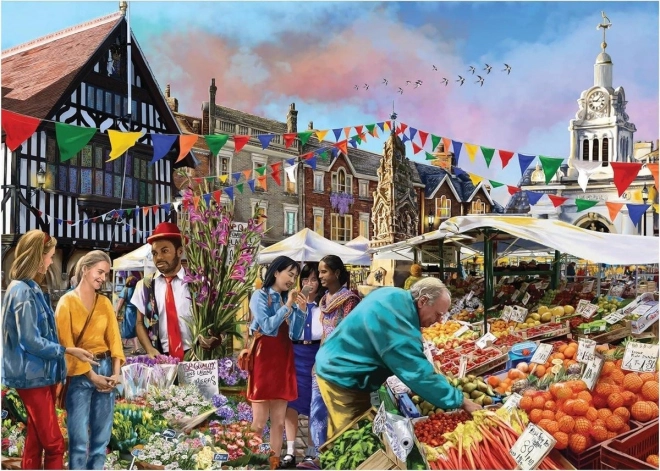 Puzzle Saffron Walden Piac 1000 Darab