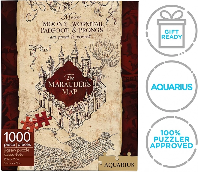 Harry Potter titkok térképe 1000 darabos puzzle