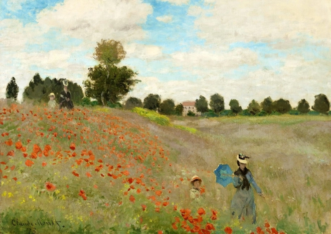 Claude Monet Poppies Puzzle 1000 Darab