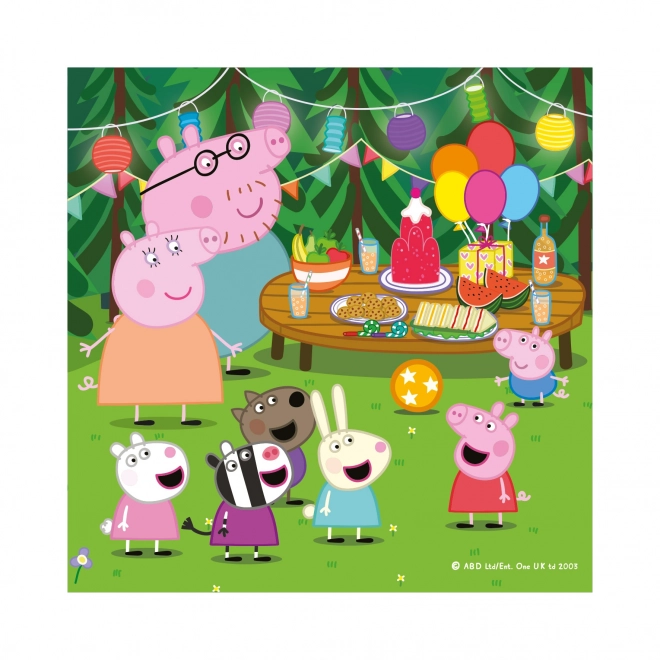 Peppa malac nyaralás puzzle 3x55 darab