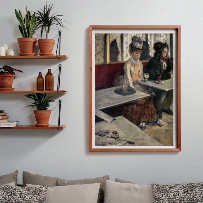 Puzzle 1000 darabos - Degas: Dans un Café - Clementoni