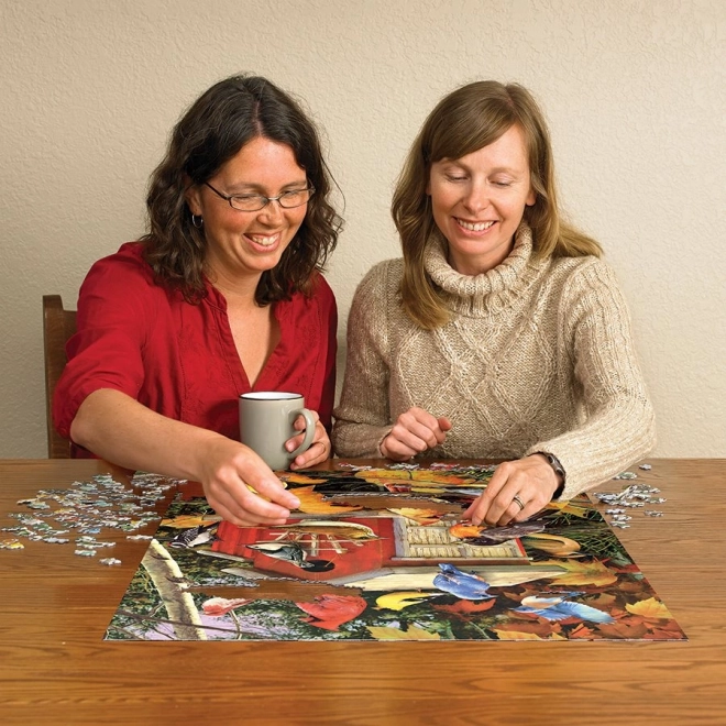 Cobble Hill őszi madáretető puzzle 500 darab