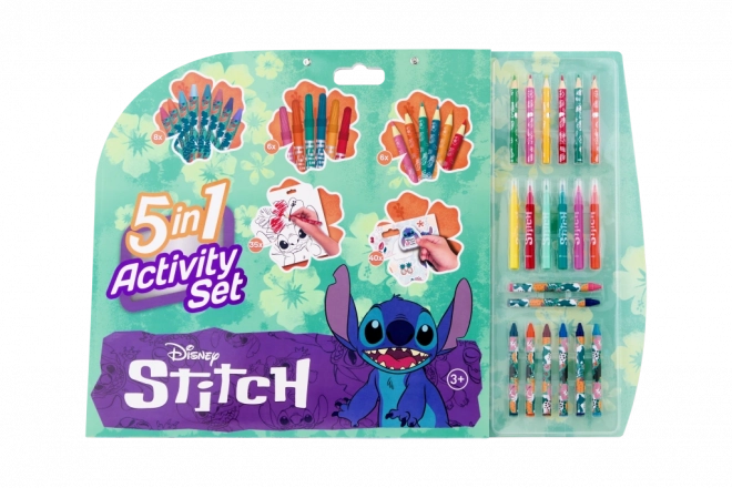 5 az 1-ben rajzkészlet Stitch mintával