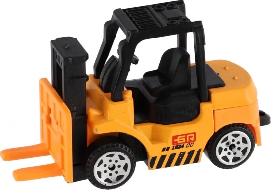 Mini építő járművek fém/műanyag 7 cm szabadon futó vegyes típusok